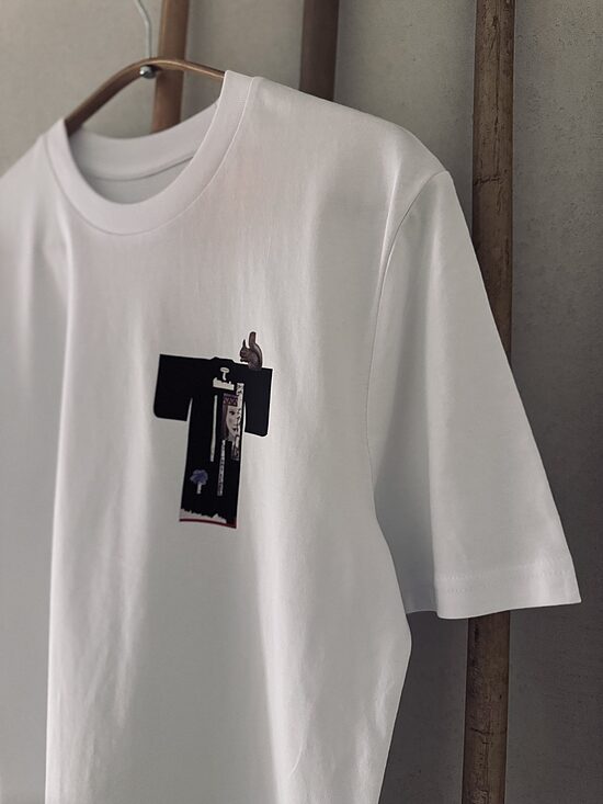 T-shirt Kimono Collage "Latvia"