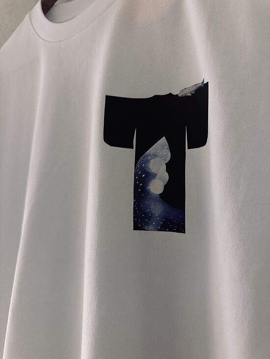 T-shirts Kimono Collage "Wave"