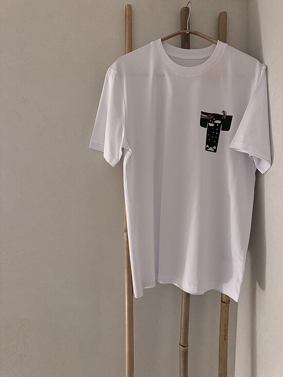 T-shirt Kimono Collage "No name"